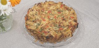 Bunte Birnen-Gemüse-Quiche