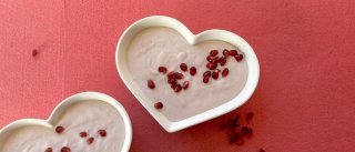 Granatapfel-Joghurt-Mousse