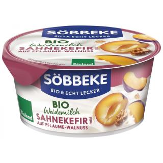 Sahne-Kefir Pflaume Walnuss