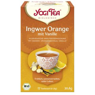 Yogi Tea Orange Ingwer, 0,33 ltr Flasche