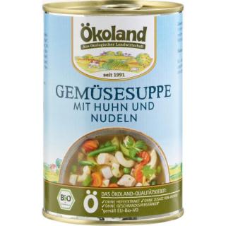Gemüsesuppe mit Huhn (G)