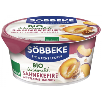 Sahne-Kefir Pflaume Walnuss