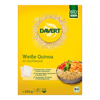 Weißer Quinoa im Kochbeutel