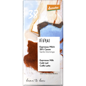 Espresso Milch 38 % Cacao Santo Domingo