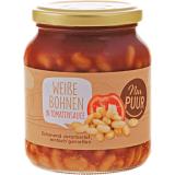Weiße Bohnen in Tomatensauce
