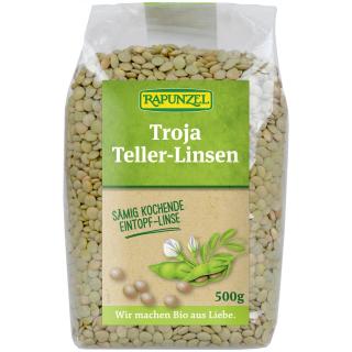 Troja Teller-Linsen, grün bis braun