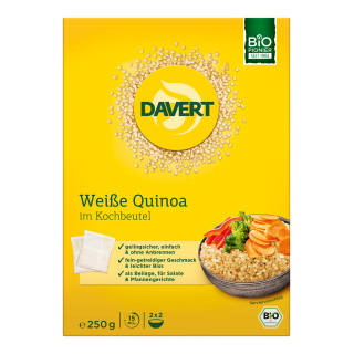 Weißer Quinoa im Kochbeutel