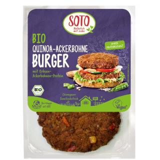 Quinoa-Ackerbohne Burger