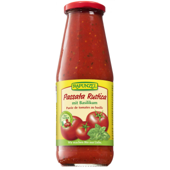 Passata Rustica m. Basilikum