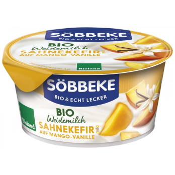 Söbbeke Weidemilch Sahnekefir Mango-Vanille, 150 g