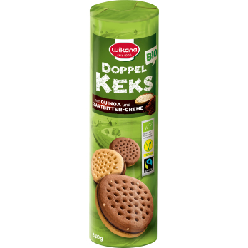 Wikana Quinoa Doppelkeks mit Zartbittercreme, 330