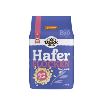 Bauck Hof Haferflocken Kleinblatt, 1 kg Packung