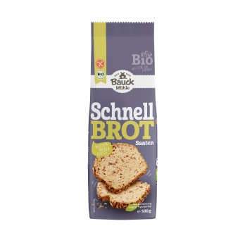 Schnell Brot mit Saaten glutenfrei