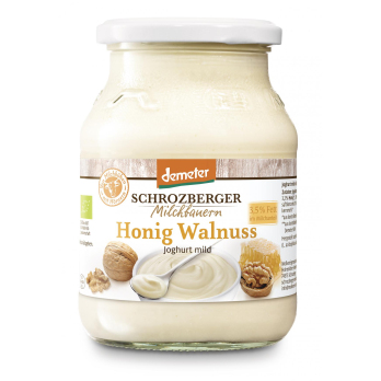Schrozberg Milchbauern Saisonjoghurt Honig-Walnuss