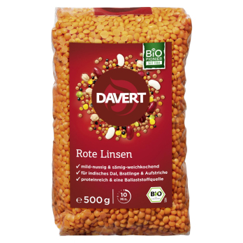 Rote Linsen ganz