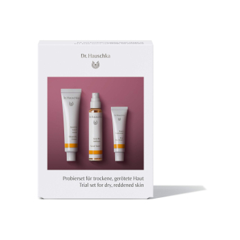 Probierset für trockene gerötete Haut