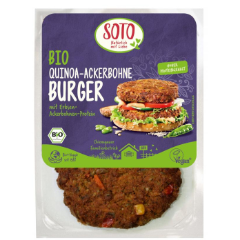 Quinoa-Ackerbohne Burger