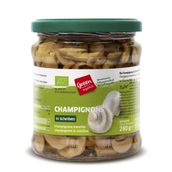Champignons im Glas